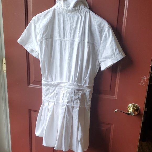 Zara Elegant White Wrap Mini Dress - Picture 9 of 11